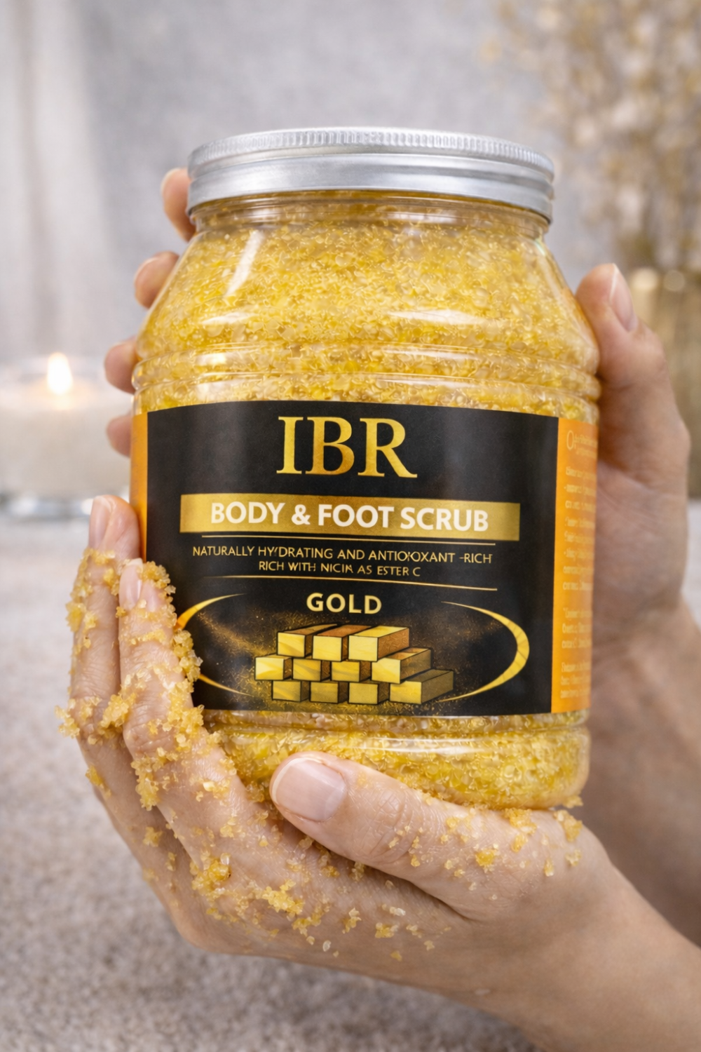 IBR Gold Body & Foot Scrub - Image 2