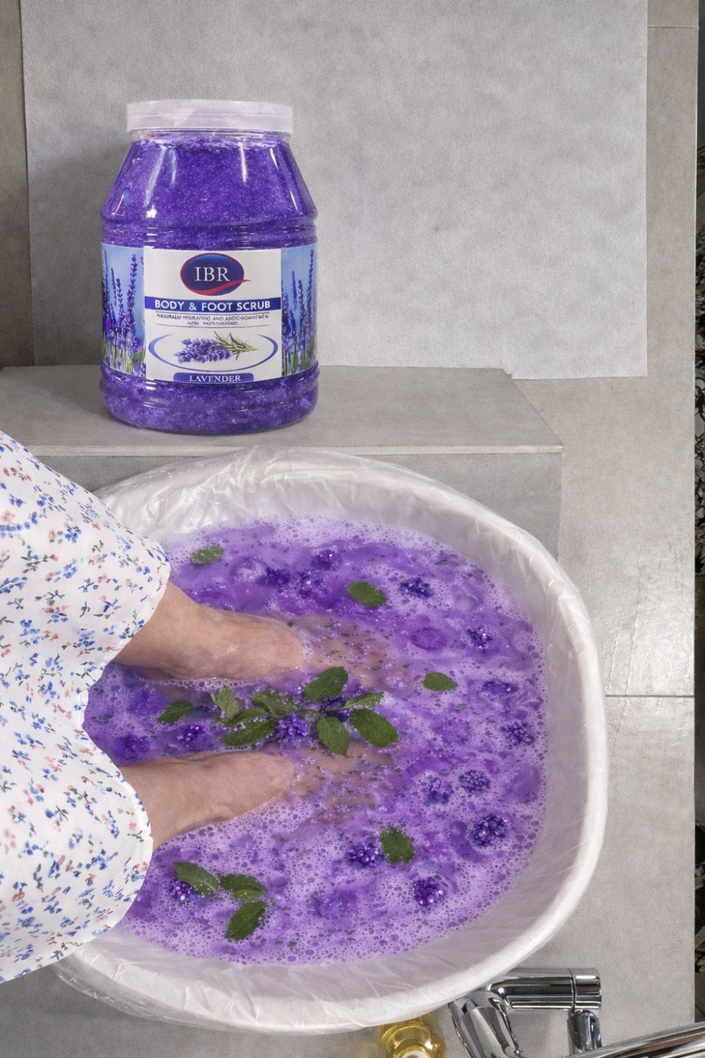 IBR Lavender Body & Foot Scrub – 1kg