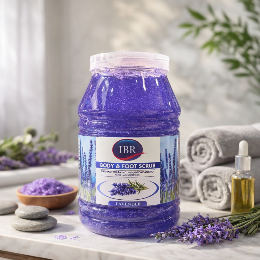 IBR Lavender Body & Foot Scrub – 1kg - Image 2
