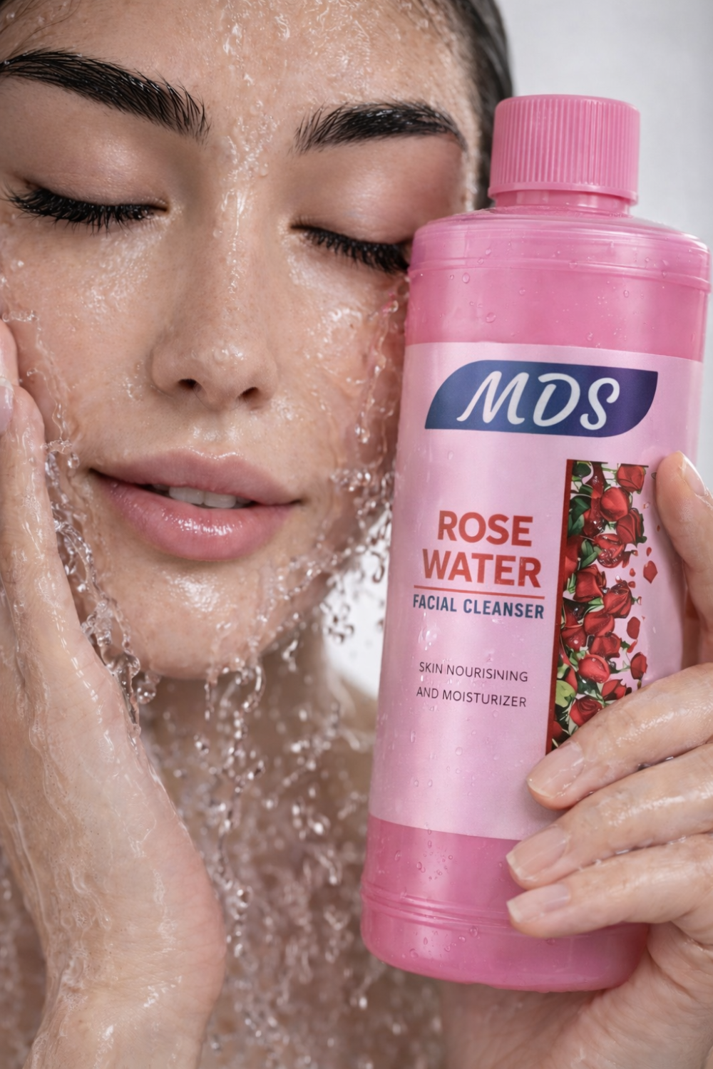 MDS Rose Water Facial Cleanser.